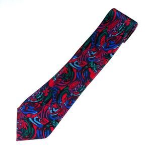 Missoni Vintage Abstract Swirl Silk Tie